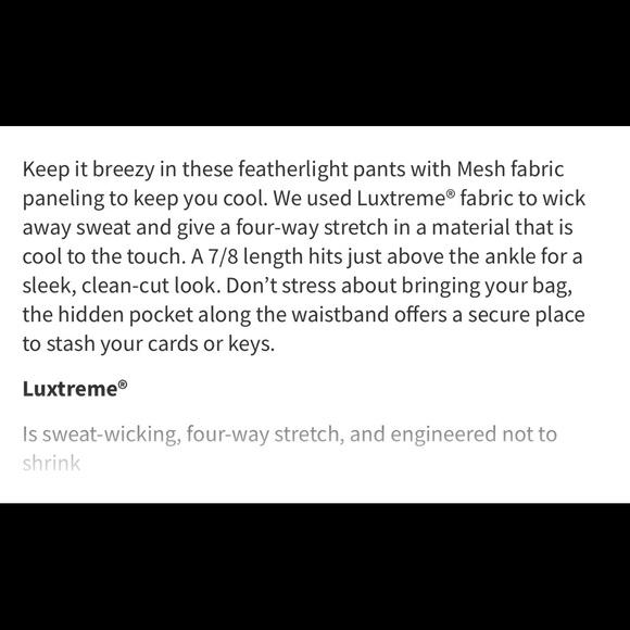 LULULEMON Featherlight 7/8 Tight size 6 - Picture 16 of 16